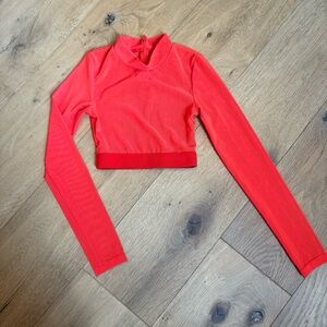 Jo and Jax Red crop. Size YL